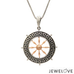 Load image into Gallery viewer, Platinum Rose Gold Unisex Pendant JL PT P 362
