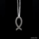 Load image into Gallery viewer, Platinum Ichthys Pendant (Jesus Fish) JL PT P 330   Jewelove.US
