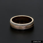 Load image into Gallery viewer, Designer 18K Triple Color Gold Unisex Ring JL AU 99
