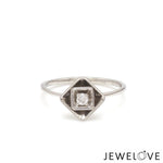 Load image into Gallery viewer, Platinum Single Diamond Ring for Women JL PT 1358
