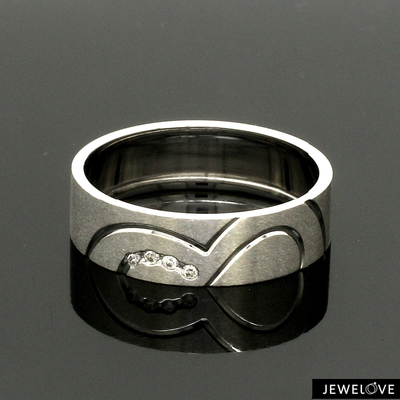Platinum Diamond Couple Love Bands JL PT 1403