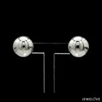 Load image into Gallery viewer, 9.5mm Platinum Ball Earrings Studs JL PT E 187-B
