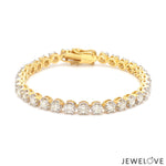 Load image into Gallery viewer, 18-Pointer Diamond Tennis Bracelet 18K White Gold JL AU 755
