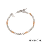 Load image into Gallery viewer, 3.25mm Japanese Platinum Rose Gold Bracelet for Women JL PTB 659R   Jewelove.US
