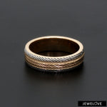 Load image into Gallery viewer, Designer 18K Triple Color Gold Unisex Ring JL AU 99
