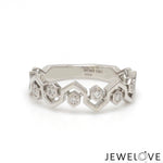 Load image into Gallery viewer, Platinum Love Bands with Rose Gold JL PT 1051
