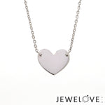 Load image into Gallery viewer, Platinum Heart Pendant with Chain JL PT P 368
