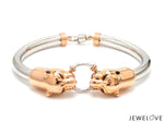 Load image into Gallery viewer, Platinum &amp; Rose Gold Panther Bracelet for Men JL PTB 1184   Jewelove.US
