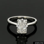 Load image into Gallery viewer, 2-Carat Lab Grown Radiant Cut Solitaire Platinum Ring JL PT LG 1440-B

