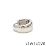 Load image into Gallery viewer, Plain Platinum Earring Bali for Men JL PT E 370
