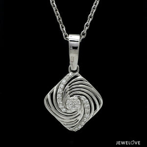 Platinum with Diamond Pendant for Women JL PT P 2453   Jewelove.US