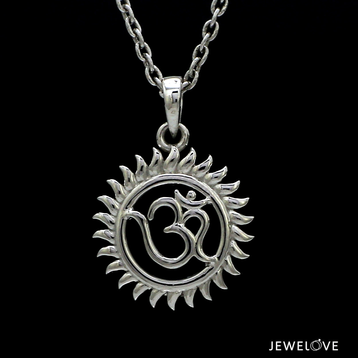 Platinum Om Pendant JL PT OM-8-Pt – Jewelove.US