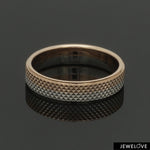 Load image into Gallery viewer, Platinum Love Bands with Rose Gold Ring JL PT 1406
