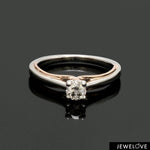 Load image into Gallery viewer, 23 Pointer Solitaire Platinum Rose Gold Ring for Women JL PT 1151
