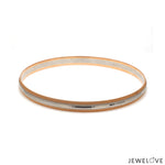 Load image into Gallery viewer, 5.75mm Platinum Rose Gold Bracelet for Men JL PTB 1299
