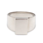 Load image into Gallery viewer, Plain Platinum Ring for Men JL PT 1387
