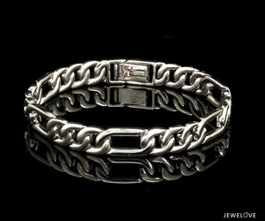 Men of Platinum | Heavy Platinum Bracelet JL PTB 1045   Jewelove.US