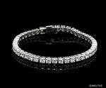 Load image into Gallery viewer, 15-Pointer Lab Grown Diamond Single Line Platinum Tennis Bracelet JL PTB LG 646-A
