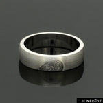 Load image into Gallery viewer, Fingerprints Heart Platinum Love Bands Couple Rings JL PT 1405
