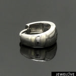 Load image into Gallery viewer, Plain Platinum Earring Bali for Men JL PT E 370
