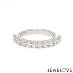 Load image into Gallery viewer, 10 pointer Diamonds Half-Eternity Wedding Band for Women JL PT 918
