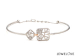 Load image into Gallery viewer, Platinum Evara | Rose Gold Diamonds Bracelet for Women JL PTB 827   Jewelove.US
