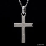 Load image into Gallery viewer, Plain Platinum Cross Pendant JL PT P 243   Jewelove
