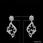 Load image into Gallery viewer, Designer Platinum Diamond Earrings for Women JL PT E 346
