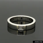 Load image into Gallery viewer, Emerald Cut Diamond Platinum Ring for Men JL PT 1484
