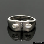 Load image into Gallery viewer, Men of Platinum | Platinum Black Diamond Ring for Men JL PT 1355-A   Jewelove.US
