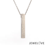 Load image into Gallery viewer, Plain Platinum Cuboid Pendant JL PT P 316   Jewelove.US
