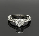 Load image into Gallery viewer, 50-Pointer Solitaire Diamond Shank Platinum Ring JL PT 1350   Jewelove.US
