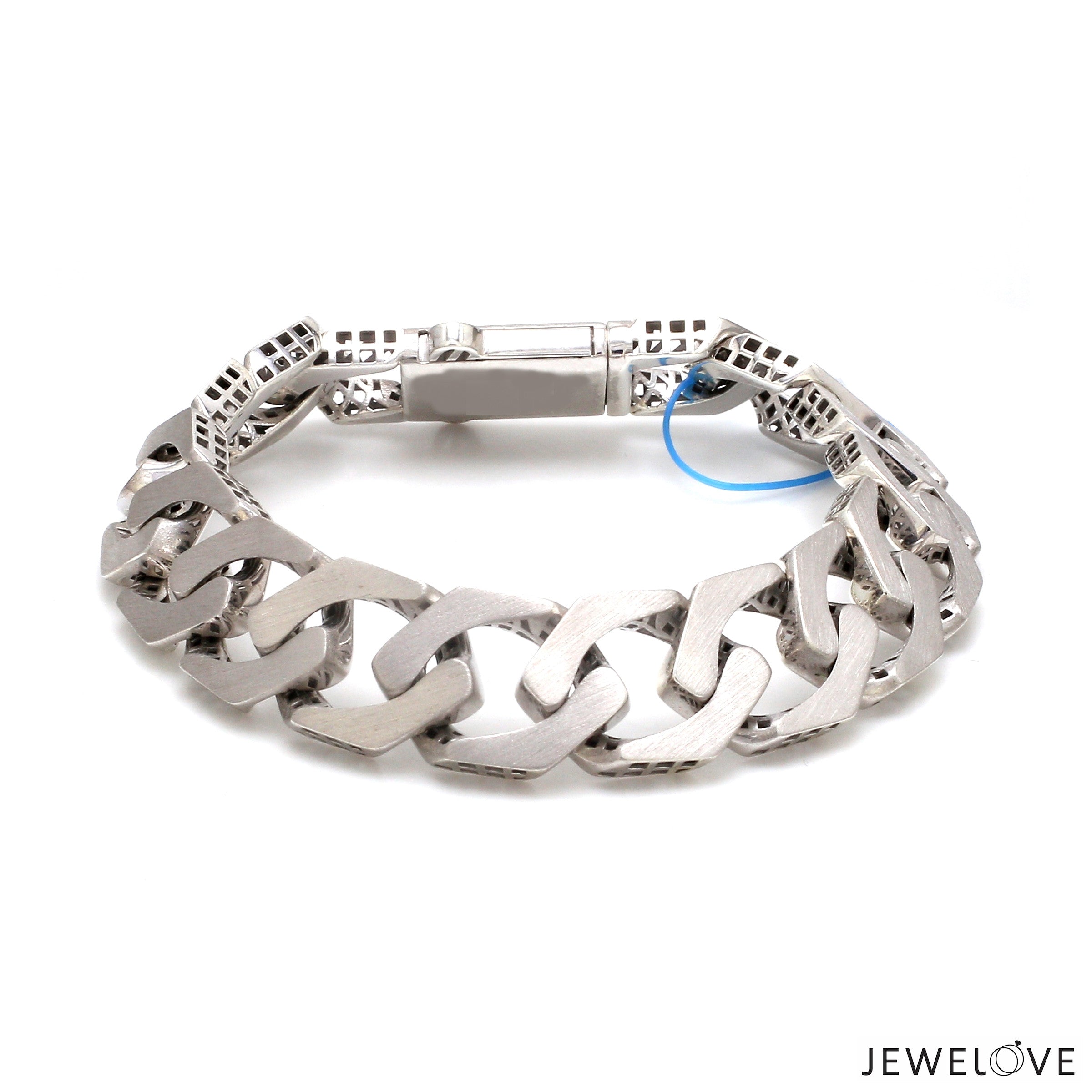 Men of Platinum | 14mm Double Side Heavy Bracelet for Men JL PTB 1379