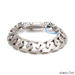 Load image into Gallery viewer, Men of Platinum | 14mm Double Side Heavy Bracelet for Men JL PTB 1379
