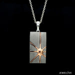 Load image into Gallery viewer, Men of Platinum | Pendant for Men with Rose Gold JL PT P 244   Jewelove.US
