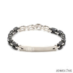 Load image into Gallery viewer, Men of Platinum | Black Stone Bracelet for Men JL PTB 1328
