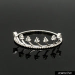 Load image into Gallery viewer, Beautiful Crown Platinum Diamond Ring for Women JL PT LR 129

