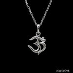 Load image into Gallery viewer, Plain Platinum Om Pendant JL PT OM-1   Jewelove.US
