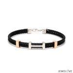 Load image into Gallery viewer, Platinum Bracelet with Diamonds for Men JL PTB 1464
