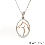 Load image into Gallery viewer, Platinum Rose Gold Unisex Pendant JL PT P 363
