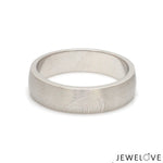 Load image into Gallery viewer, Fingerprints Heart Platinum Love Bands Couple Rings JL PT 1405
