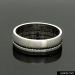 Load image into Gallery viewer, Platinum Black Diamond Ring for Men JL PT 1401
