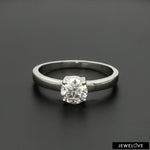 Load image into Gallery viewer, 1.50-Carat Lab Grown Solitaire Platinum Engagement Ring JL PT LG G 1269-C
