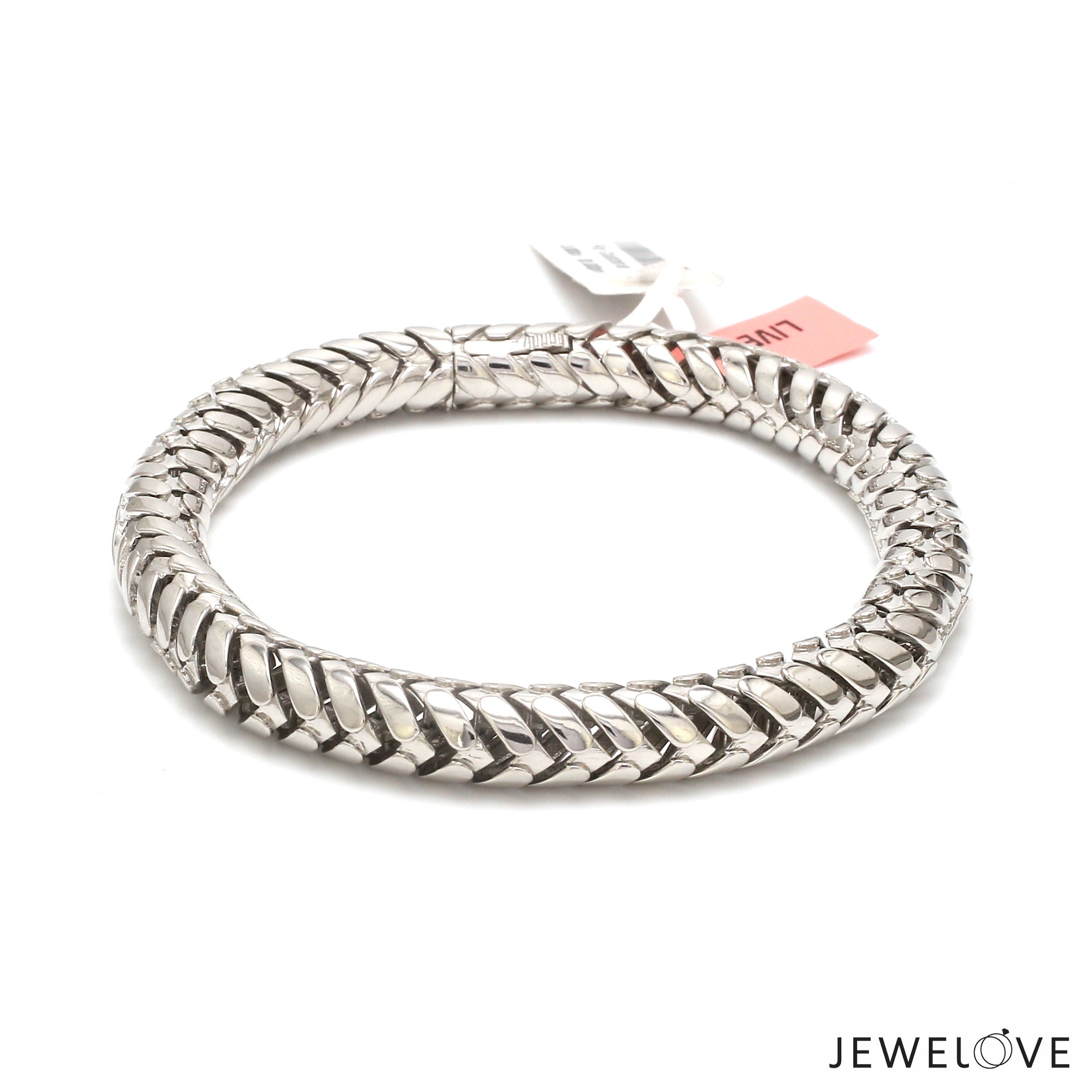 Men of Platinum |  7.75mm Heavy Bracelet for Men JL PTB 1306