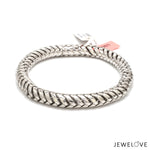 Load image into Gallery viewer, Men of Platinum |  7.75mm Heavy Bracelet for Men JL PTB 1306
