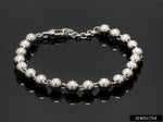 Load image into Gallery viewer, 5mm Diamond Cut Balls Platinum Bracelet for Women JL PTB 1185   Jewelove.US
