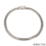 Load image into Gallery viewer, 4.5mm Japanese Platinum Cuban Bracelet for Men JL PTB 1176
