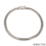 Load image into Gallery viewer, 4.5mm Japanese Platinum Cuban Bracelet for Men JL PTB 1176   Jewelove.US
