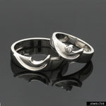 Load image into Gallery viewer, Designer Platinum Love Bands JL PT 119
