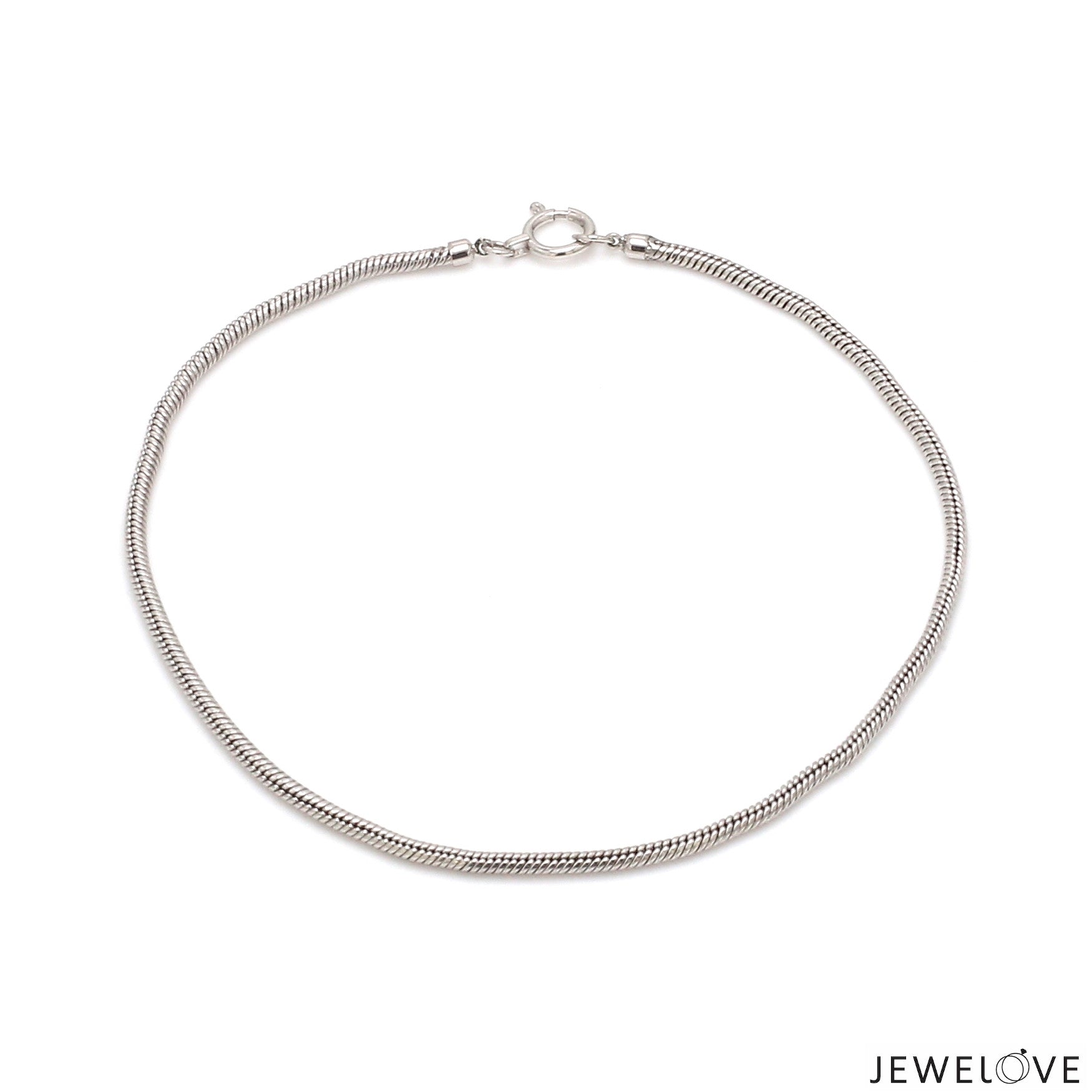 1.75mm Japanese Platinum Round Snake Bracelet JL PTB 1291